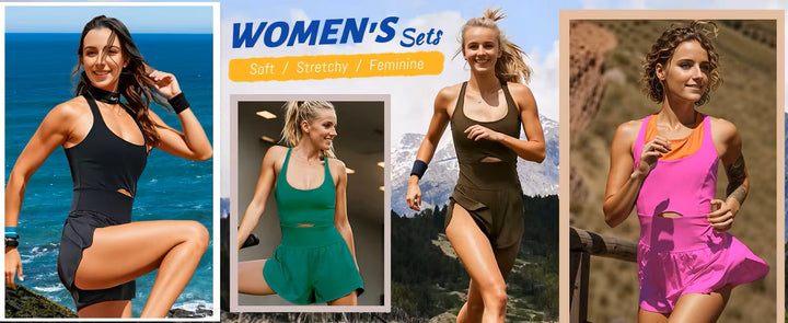 Chic One Piece Outfit Workout Rompers With Padded Bras